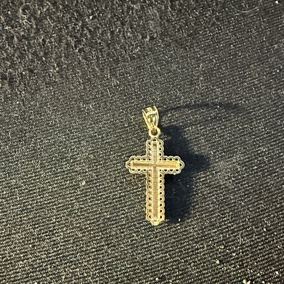Gold Cross Pendant - Picture 2 of 2